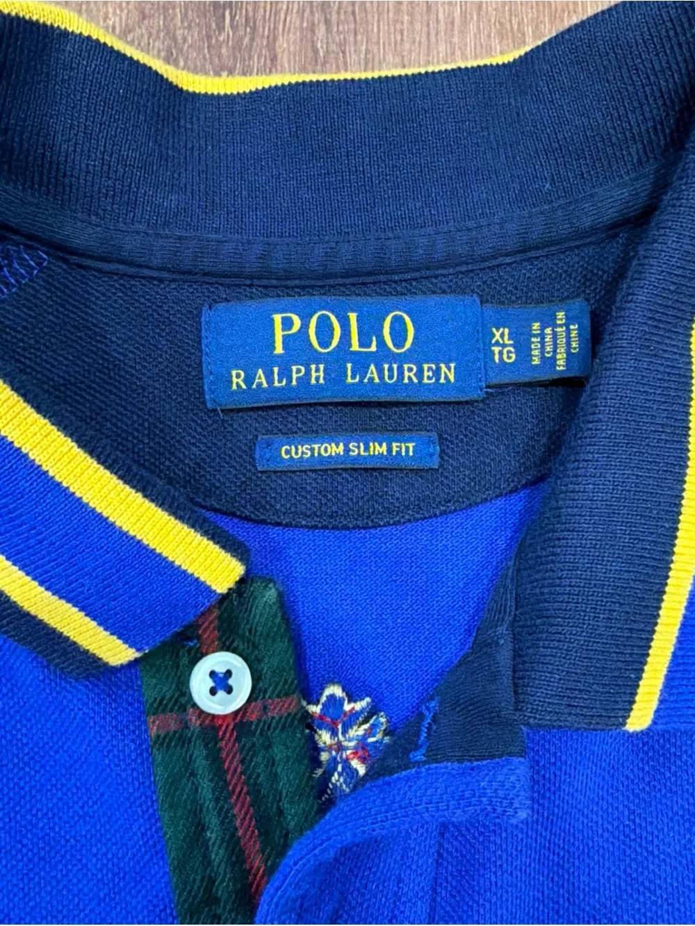 Polo Ralph Lauren Men’s XL Slim Fit The Highlands RL Coastal Cmd 612th Air Div